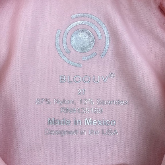 BloqUV‎ Toddler Crew Neck Top Rashguard Size 2T - Picture 7 of 9